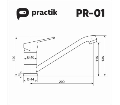 PRACTIK PR-01-002 слоновая кость