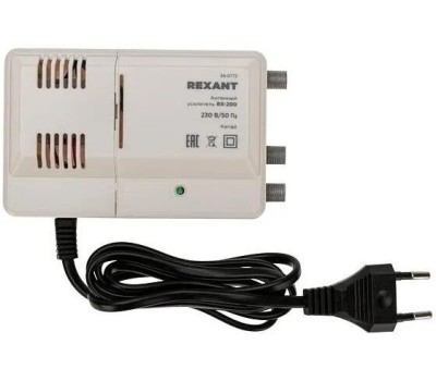 Антенный усилитель REXANT (34-0772) RX-200 антенный усилитель на 2 выхода
