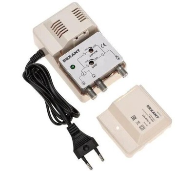 Антенный усилитель REXANT (34-0772) RX-200 антенный усилитель на 2 выхода