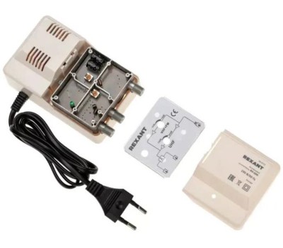 Антенный усилитель REXANT (34-0772) RX-200 антенный усилитель на 2 выхода