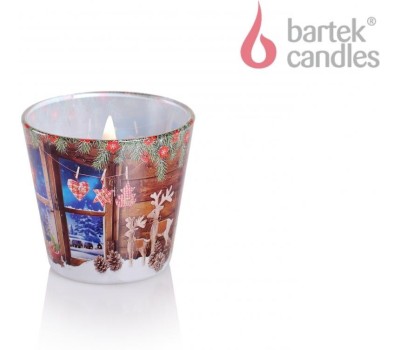 Свеча BARTEK Очарование Рождества (Charming Christmas) 115гр в стакане