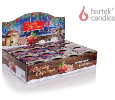 Свеча BARTEK Очарование Рождества (Charming Christmas) 115гр в стакане
