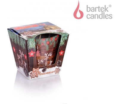 Свеча BARTEK Очарование Рождества (Charming Christmas) 115гр в стакане