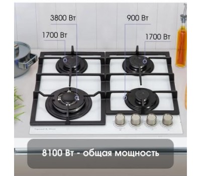 Варочная газовая панель ZIGMUND & SHTAIN MN 199.61 W
