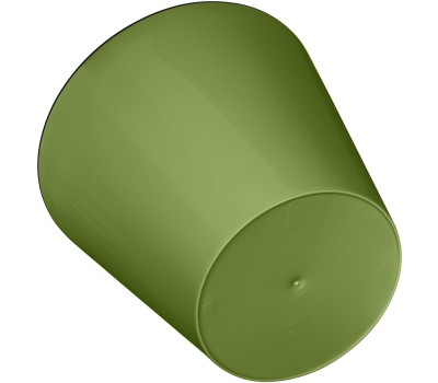 Горшок цветочный HOMVER Rosemary D200мм, 4л с дренажной вставкой (зеленый) 221600118/01