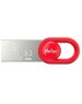 USB-флэш NETAC Флешка USB UM2 64ГБ, USB3.2, серебристый и красный [nt03um2n-064g-32re]