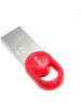 USB-флэш NETAC Флешка USB UM2 64ГБ, USB3.2, серебристый и красный [nt03um2n-064g-32re]