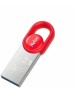 USB-флэш NETAC Флешка USB UM2 64ГБ, USB3.2, серебристый и красный [nt03um2n-064g-32re]