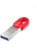 USB-флэш NETAC Флешка USB UM2 64ГБ, USB3.2, серебристый и красный [nt03um2n-064g-32re]