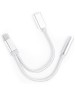 Переходник АТОМ (31043) USB Type-C-3,5 Jack/USB Type-C, серебряный
