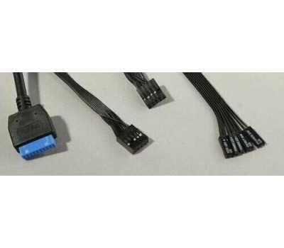 Powercase CMIMTB-L3 Корпус Mistral Micro T3B, Tempered Glass, Mesh, 2x 140mm + 1х 120mm 5-color fan, чёрный, mATX (CMIMTB-L3)