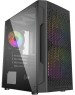 Powercase CMIMTB-L3 Корпус Mistral Micro T3B, Tempered Glass, Mesh, 2x 140mm + 1х 120mm 5-color fan, чёрный, mATX (CMIMTB-L3)