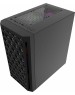 Powercase CMIMTB-L3 Корпус Mistral Micro T3B, Tempered Glass, Mesh, 2x 140mm + 1х 120mm 5-color fan, чёрный, mATX (CMIMTB-L3)