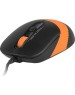 A4TECH Мышь проводная Fstyler FM10, оптическая, USB, 1600dpi, черный и оранжевый [fm10 orange]