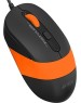 A4TECH Мышь проводная Fstyler FM10, оптическая, USB, 1600dpi, черный и оранжевый [fm10 orange]