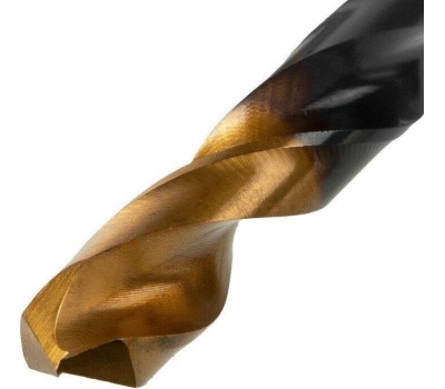 Сверло DENZEL Сверло по металлу, 11 мм, HSS-Tin, Golden Tip, 6 шт. 717223