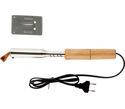 SPARTA Паяльник электрика с ручкой из дерева, 100 Вт, 220 В 913104