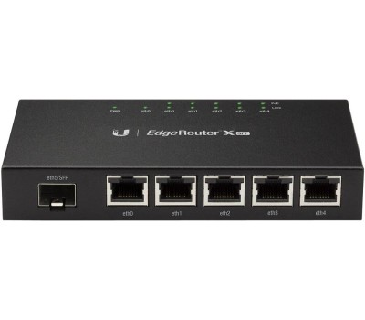 UBIQUITI ER-X-SFP Маршрутизатор 5x Ethernet, 1x SFP, раздача PoE