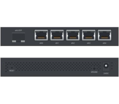 UBIQUITI ER-X-SFP Маршрутизатор 5x Ethernet, 1x SFP, раздача PoE