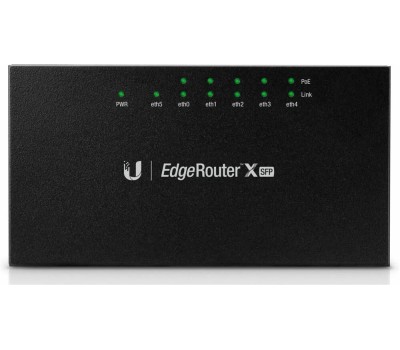 UBIQUITI ER-X-SFP Маршрутизатор 5x Ethernet, 1x SFP, раздача PoE