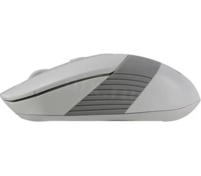 A4TECH Мышь Fstyler FB10C белый/серый оптическая (2400dpi) беспроводная BT/Radio USB (4but) [1583792]