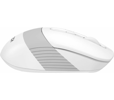 A4TECH Мышь Fstyler FB10C белый/серый оптическая (2400dpi) беспроводная BT/Radio USB (4but) [1583792]