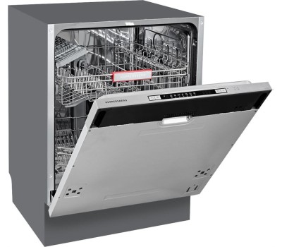 Встраиваемая посудомоечная машина KUPPERSBERG Встраиваемая посудомоечная машина GSM 6072, полноразмерная, ширина 59.8см, полновстраиваемая, загрузка 12 комплектов