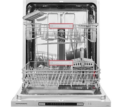 Встраиваемая посудомоечная машина KUPPERSBERG Встраиваемая посудомоечная машина GSM 6072, полноразмерная, ширина 59.8см, полновстраиваемая, загрузка 12 комплектов