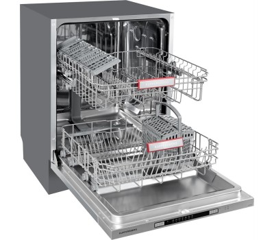 Встраиваемая посудомоечная машина KUPPERSBERG Встраиваемая посудомоечная машина GSM 6072, полноразмерная, ширина 59.8см, полновстраиваемая, загрузка 12 комплектов