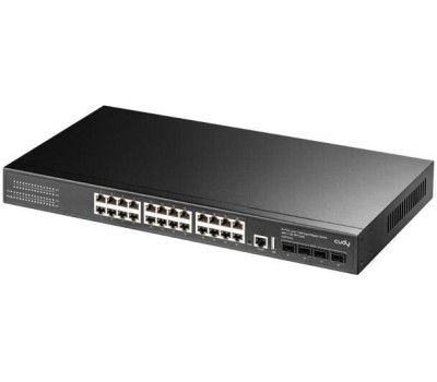 CUDY Коммутатор GS5024PS4-400W, управляемый
