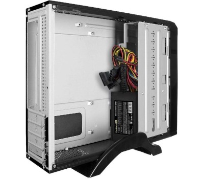 Exegate EX268695RUS Корпус MiniITX Exegate MI-208 Black, miniITX/mATX, <M400, 80mm>, 2*USB, Audio