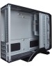 Exegate EX268695RUS Корпус MiniITX Exegate MI-208 Black, miniITX/mATX, <M400, 80mm>, 2*USB, Audio