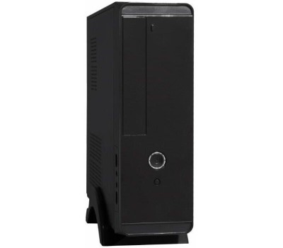Exegate EX268695RUS Корпус MiniITX Exegate MI-208 Black, miniITX/mATX, <M400, 80mm>, 2*USB, Audio