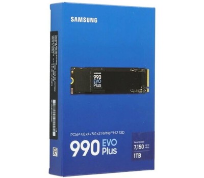 Накопитель SSD SAMSUNG SSD накопитель 990 EVO Plus 1ТБ, M.2 2280, PCIe 4.0 x4, NVMe, M.2 [mz-v9s1t0bw]