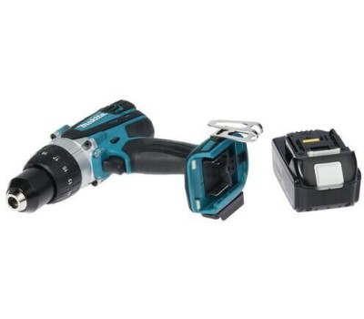 MAKITA Дрель-шуруповерт DDF458RFE, 3Ач, с двумя аккумуляторами