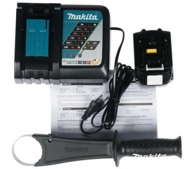 MAKITA Дрель-шуруповерт DDF458RFE, 3Ач, с двумя аккумуляторами