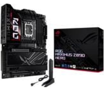 Материнская плата ASUS Материнская плата ROG MAXIMUS Z890 HERO BTF LGA1851 ATX 4хDDR5 PCIEx16 PCIEx4 PCIEx1 6xM.2 2xThunderbolt USB-C HDMI 2.5GLAN 5GLAN Wi-Fi 7