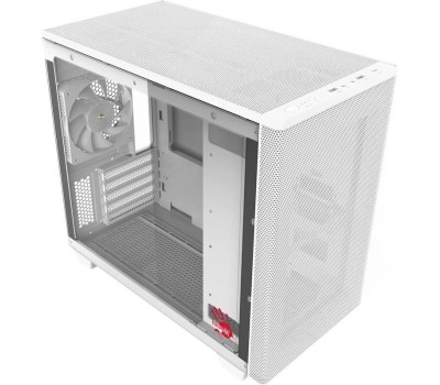 Корпус для ПК BLOODY Корпус mATX BD-CC117F, Mini-Tower, без БП, белый [bd-cc117f-wh]