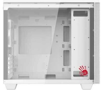 Корпус для ПК BLOODY Корпус mATX BD-CC117F, Mini-Tower, без БП, белый [bd-cc117f-wh]