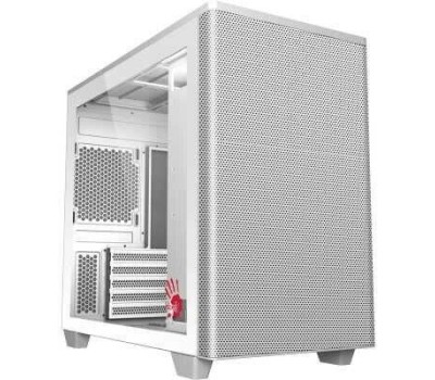 Корпус для ПК BLOODY Корпус mATX BD-CC117F, Mini-Tower, без БП, белый [bd-cc117f-wh]