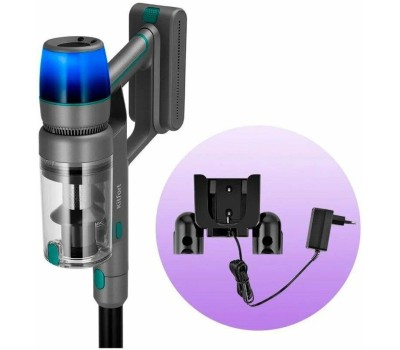 Пылесос KITFORT Ручной пылесос КТ-5305, 450Вт, серый/синий