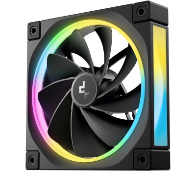 DEEPCOOL Вентилятор FL12R Reverse, 120мм, 4-pin, 2150об/мин, 33.9 дБ, ARGB, черный, Ret [r-fl12r-bkapn1-g]