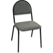 Стул OLSS стул СМ-7 ткань серая В-3 рама окрашенная черной порошковой краской