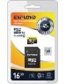 EXPLOYD MicroSDHC 16GB Class10 + адаптер SD [EX016GCSDHC10-AD]