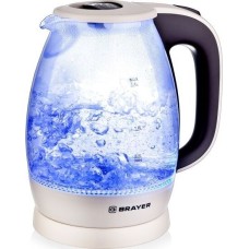 Чайник электрический BRAYER BR1045BN (1,8л. стекло)