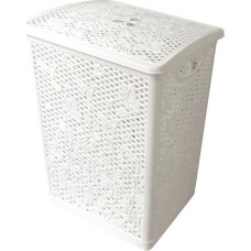 Корзина для белья KEEPLEX KL120511048 Корзина для белья Fiori 35л белое облако