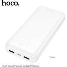 Powe Bank HOCO (6942007656092) J153A 20000mAh 2USB+1Type-C+1micro USB 2.0A, белый
