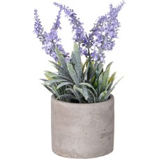 Искусственные цветы LEFARD 268-120 в цементном горшке