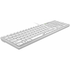 Клавиатура GENIUS ((31310017410) SlimStar 126, белый