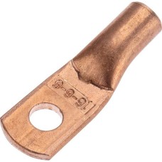 Наконечник REXANT Наконечник медный ТМ 16-6-6 (16мм² - Ø6мм) (в упак. 100 шт.)